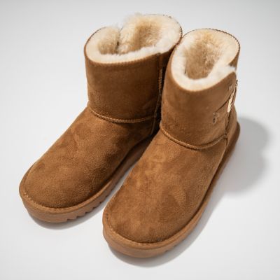 5. Wrangler Elsa Platform MID Damen Schneestiefel, isolierte Winterstiefel mit Fell, Schwarz (20243077.37B)