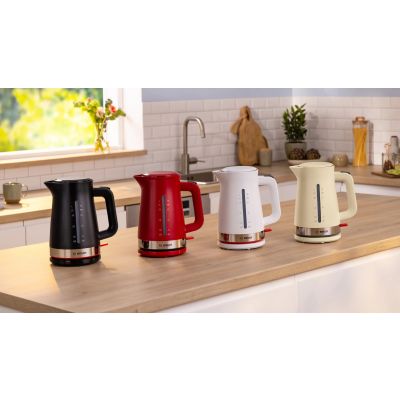 6. Bosch MyMoment TWK4M227 Wasserkocher (2400W; Creme)