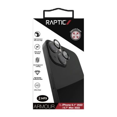 2. Raptic X-Doria Armor Camera Glass iPhone 14 Plus gehärtetes Glas für Rückfahrkamera