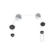 Maclean MC-557 TV-Kabelhalterung (Wandmontage, Halterung - 70"; max. 50 kg)