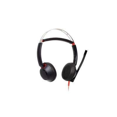 157. Poly Blackwire 5220 Stereo-Kopfhörer USB-C Headset + 3,5-mm-Klinkenstecker + USB-C/A-Adapter 8X231AA