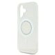 6. Guess IML Strassstein-MagSafe-Hülle für iPhone 16 Plus – Weiß