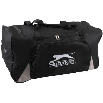 4. SLAZENGER Reisetasche mit Rollen, Schwarz