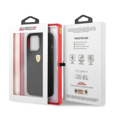 8. Ferrari FESIHMP13XBK iPhone 13 Pro Max 6.7" schwarz/schwarz Hardcase Silikon MagSafe
