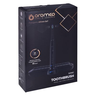 7. ORO-SONIC X PRO BLACK Schallzahnbürste