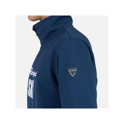 3. Rossignol Signature Ski Hz Fleece-Sweatshirt in Marineblau