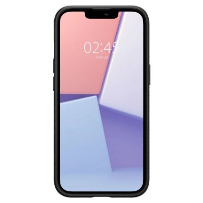 12. Spigen Liquid Air Hülle für iPhone 13 mini – Mattschwarz