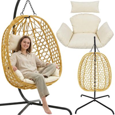 17. Hängesessel „Cocoon“ 105x195CM BRAUN