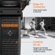 6. Spigen Athlex Air Armband für Garmin QuickFit 22 mm – Schwarz und Orange