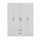 ROMANA KLEIDERSCHRANK 160X205 WEISS OHNE SPIEGEL