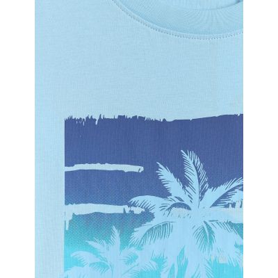 5. Herren-T-Shirt mit Aufdruck, regulär, Größe 4F 4FRSS26TTSHM4291-34S