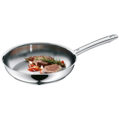 4. WMF Profi 0794649991 - Rund - Universal-Bratpfanne - Edelstahl - 250 °C - Keramik - Gas - Halogen - Induktion - Edelstahl