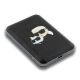 4. Karl Lagerfeld Induktions-Powerbank KLPB5FPGKSKCHK 16W 5000mAh schwarz/schwarz Karl&Choupette Head Pin MagSafe
