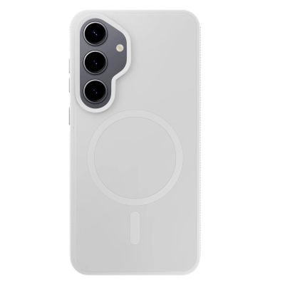 17. 3mk Smoke MagCase für Samsung Galaxy S25 - Weiß-Transparent