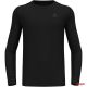 Odlo BL TOP Crewneck l/s MERINO 200 Herren T-Shirt Größe M Schwarz