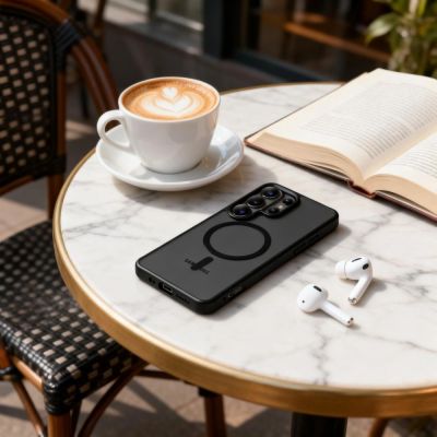 6. Tech-Protect Magmat MagSafe Hülle für Samsung Galaxy S26 Ultra – Schwarz