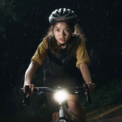 4. Rockbros RHL1500 Fahrrad-Frontlicht 5000mAh 1500lm IPX6 - Schwarz