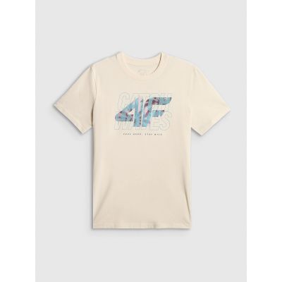 5. Herren-T-Shirt mit Aufdruck, regulär, Größe 4F 4FRSS26TTSHM4295-11S