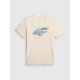 5. Herren-T-Shirt mit Aufdruck, regulär, Größe 4F 4FRSS26TTSHM4295-11S
