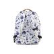 4. THE SOCIETY PACK XCLASSIC RUCKSACK 181CPR702-72 OFF WHITE BLUE BLUMENMUSTER