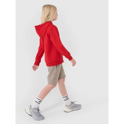 2. Jungen-Sweatshirt mit Kapuze, Reißverschluss, 4F 4FJWSS25TSWSM1851-62S