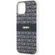 6. DKNY IML Mono & Stripe MagSafe Hülle für iPhone 15 Plus / 14 Plus – Schwarz
