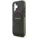 6. AMG Double Layer Transparent Rhombs MagSafe Case für iPhone 17 - Schwarz und Rot
