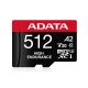 2. ADATA MicroSDXC 512 GB Klasse 10 UHS-I/U3 A2 V30