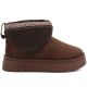 2. Big Star braune wasserdichte Plateau-Schneestiefel UU274171