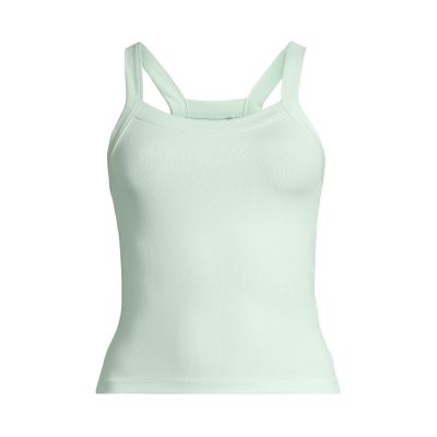 CASALL Bold Rib Tank Damen-T-Shirt, Grün