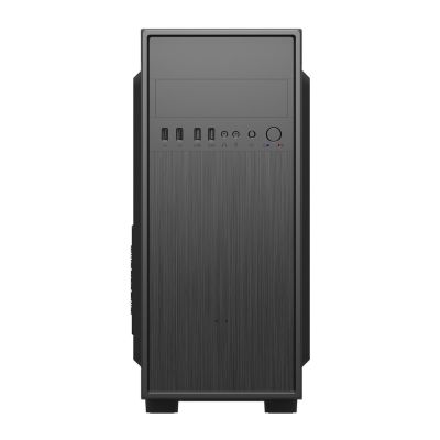 2. GEMBIRD FORNAX 160 MIDI-TOWER-CASE (2x USB 3.0, 2x USB 2.0, HD-Audio) SCHWARZ