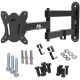 12. MACLEAN Wandhalterung für Fernseher oder Monitor, max. VESA 100x100, 13-32", 30 kg, Schwarz, MC-417
