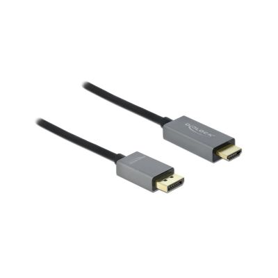 4. DeLOCK Active DisplayPort 1.4 auf HDMI Kabel 4K 60 Hz (HDR), 2 m