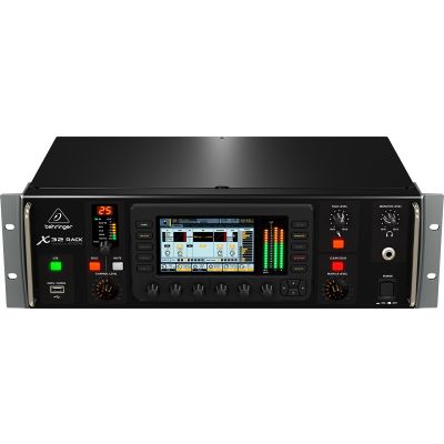 5. Behringer X32 Rack, 40 Kanäle, 10–22.000 Hz, Schwarz