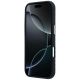 5. Mercedes Leder-Halbhülle in Holzoptik mit MagSafe-Funktion für iPhone 17 Pro – Schwarz