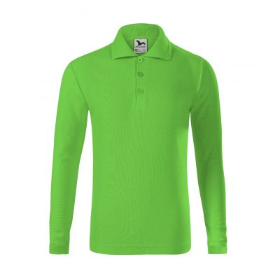 2. Malfini Pique Polo LS Jr Poloshirt MLI-24192 grüner Apfel