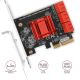 3. AXAGON PCES-SA6 PCIe 6x Controller intern