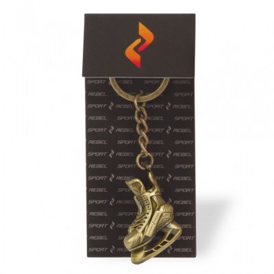 2. Sportrebel Skate Stahl Schlüsselanhänger SILBER