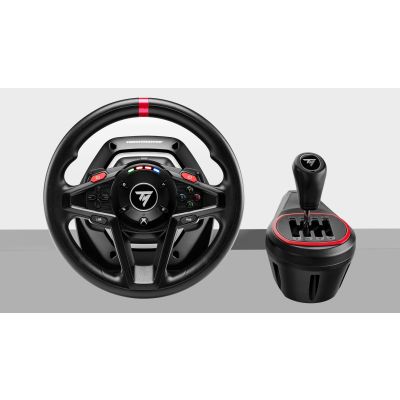 5. Thrustmaster T128 Schalthebel-Set, Lenkrad + Pedale, PC, Xbox, Handbremstaste, Ansichtstaste, Einstellungstaste, Richtungstasten, Menütaste, Share-Taste, Analog, 900°, kabelgebunden