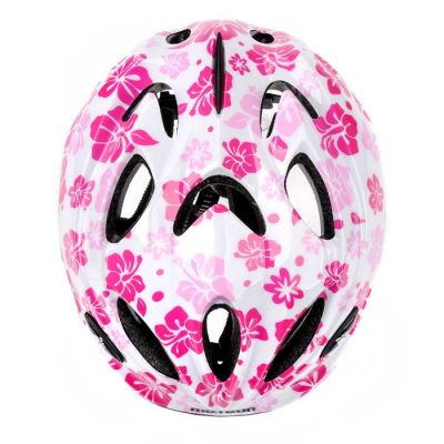 Meteor Junior Fahrradhelm mit Blumen