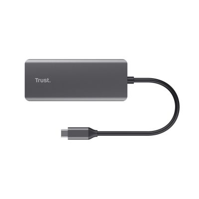 6. Trust DALYX 6-in-1 USB-C Multi-Port-Adapter Silber