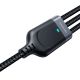 2. Joyroom Multi-Use Series S-A18 3in1 USB-A – Lightning /USB-C/Micro-USB-Kabel 0,3 m – Schwarz