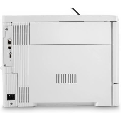 4. HP Color LaserJet Enterprise M554dn Drucker, Drucken, USB-Druck an der Vorderseite; Duplexdruck
