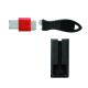 2. Kensington USB-Anschlussschloss mit Sicherheitsabdeckung, quadratisch