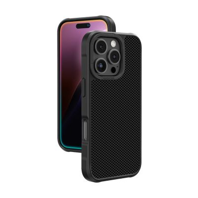 AmazingThing Titan Max Case mit 600D Aramidfasern für iPhone 16 Pro Max - Schwarz