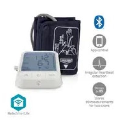 Nedis BTHBP10WT Blutdruckmessgerät für den Unterarm, automatisch, 1 Benutzer