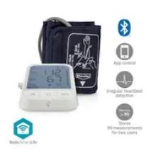 Nedis BTHBP10WT Blutdruckmessgerät für den Unterarm, automatisch, 1 Benutzer