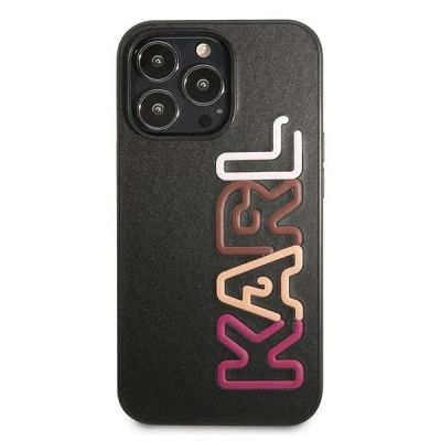 3. Karl Lagerfeld Multipink Brand Case für iPhone 13 Pro / iPhone 13 - Schwarz
