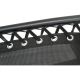 13. Faltbarer Gartenstuhl, multifunktional, 175 x 52/65 x 107 cm, schwarz