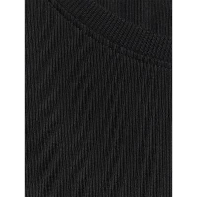 7. Damen Langarm-Strickpullover mit schmaler Rippstrickbündchen, Größe 4F 4FRAW25TLONF656-20S